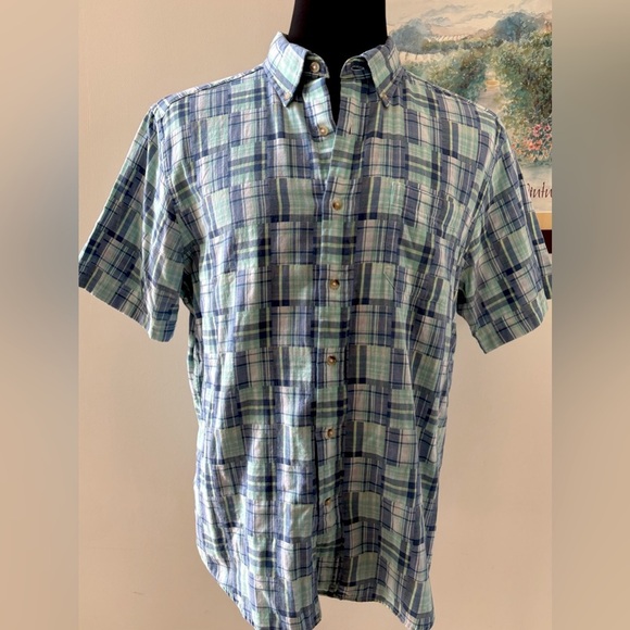 SOUTHERN TIDE | mens Maho Bay Plaid Shirt Size: L - Picture 1 of 15